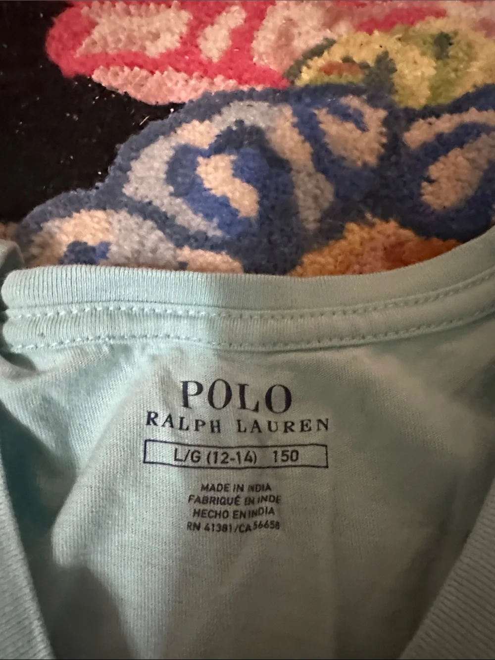 Ralph Lauren Pale Blue Sleeveless Knot Front Tank